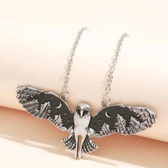 MODCLOTH HARRY POTTER HEDWIG OWL NECKLACE - Picture 1 of 4